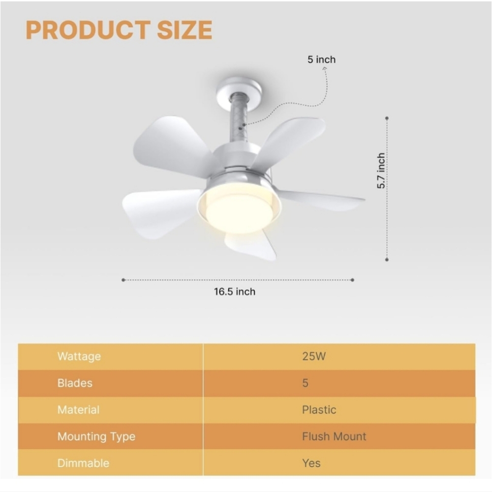 Socket Ceiling Fan - Picture 2 of 7